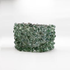 Handcrafted Pendant Lamp Made from Antique Glass Bottle Stoppers