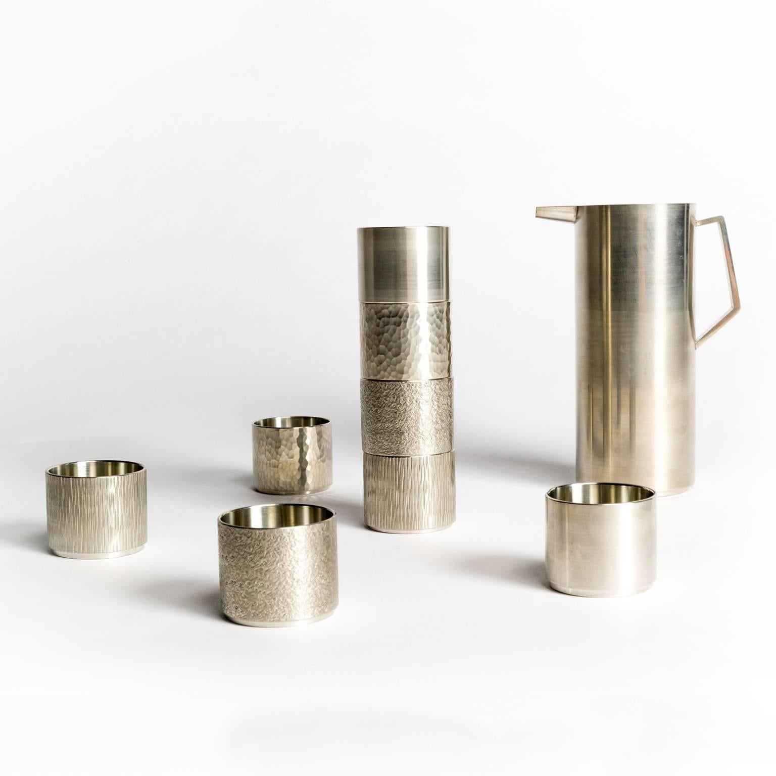 pewter sake cups