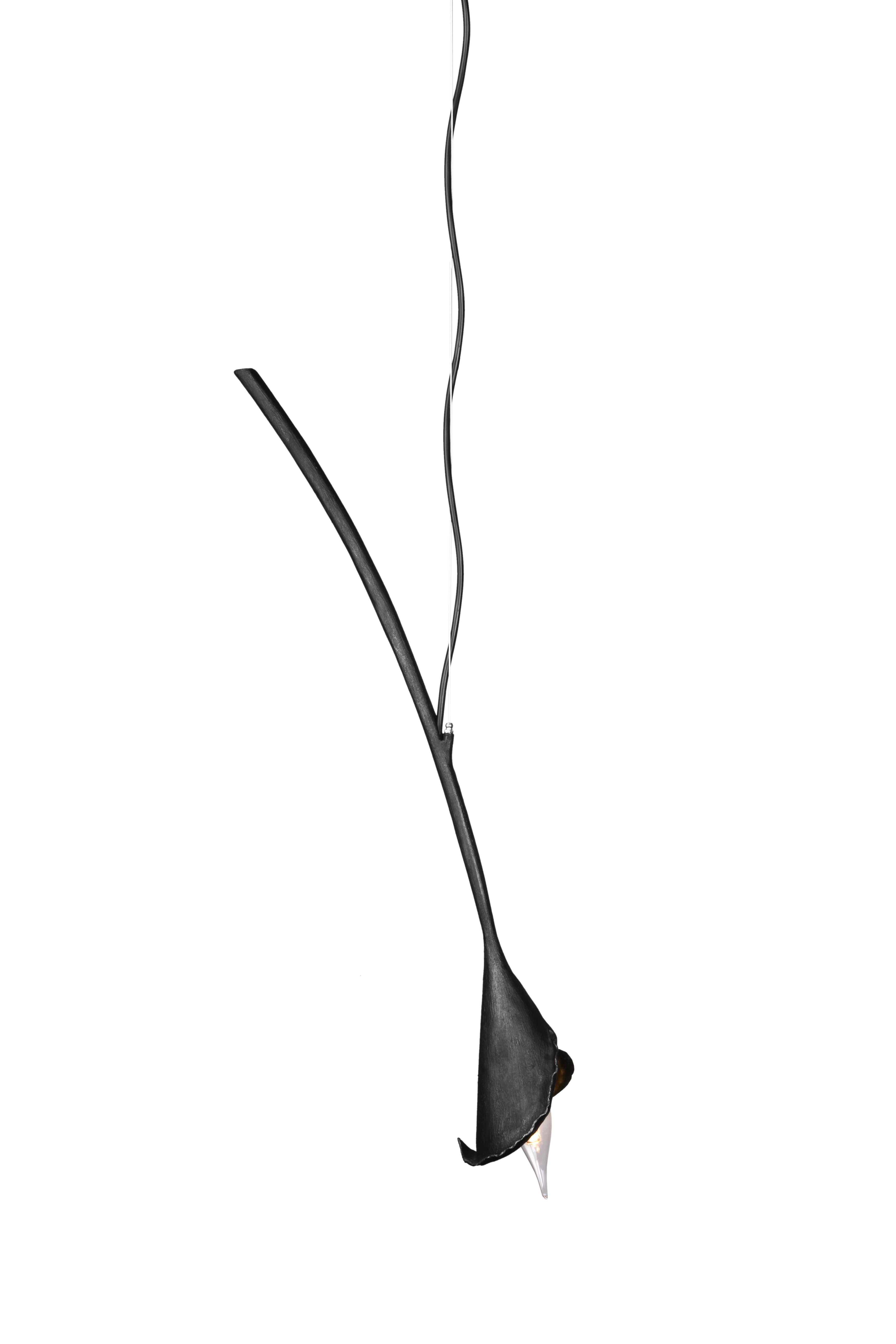 Scolpito a mano in gesso bianco o strutturato in nero o rosso, puoi scegliere tra un singolo elemento o una coppia di Calla Lily Light e creare una composizione personalizzata. Puoi utilizzare la Calla Lily in qualsiasi direzione tu voglia. Ogni