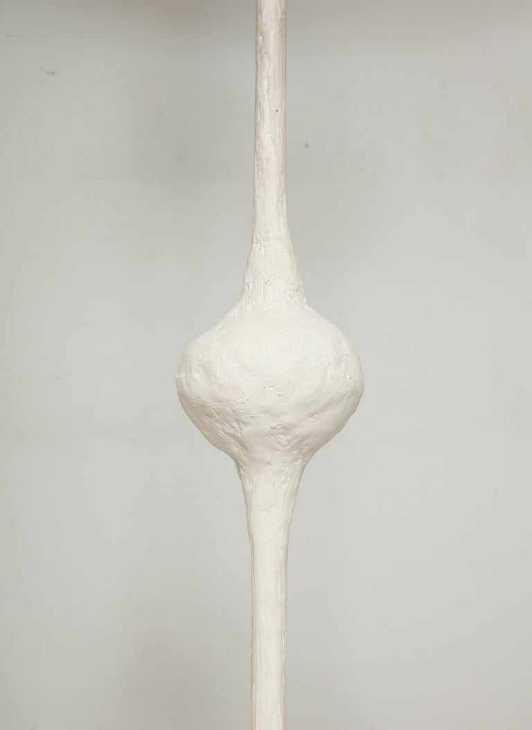 Handcrafted Plaster Floor Lamp/ Torchiere in the Giacometti Manner For ...