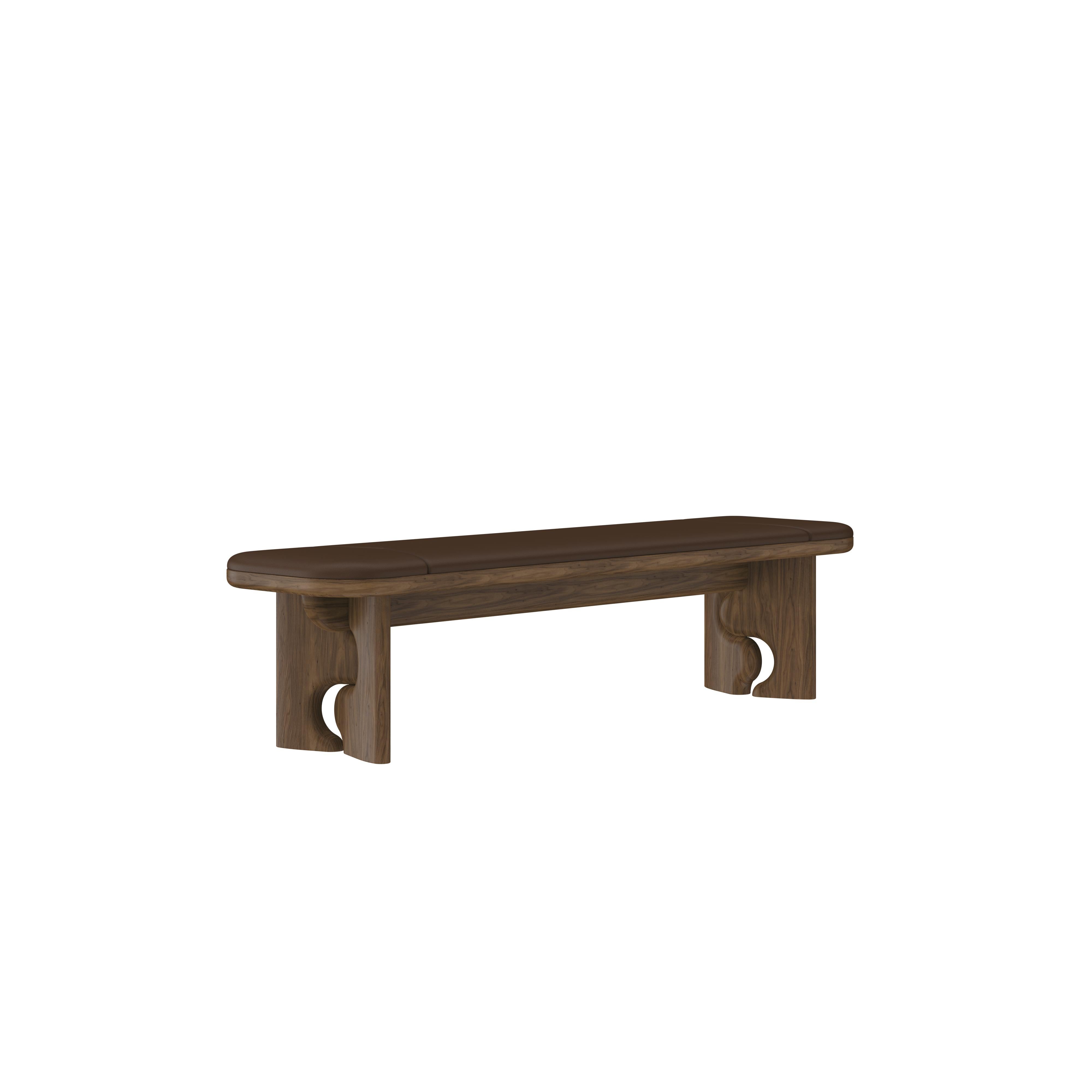 Banc de salle à manger Portman fabriqué à la main au Portugal par Wood Tailors Neuf - En vente à RIO TINTO, PT