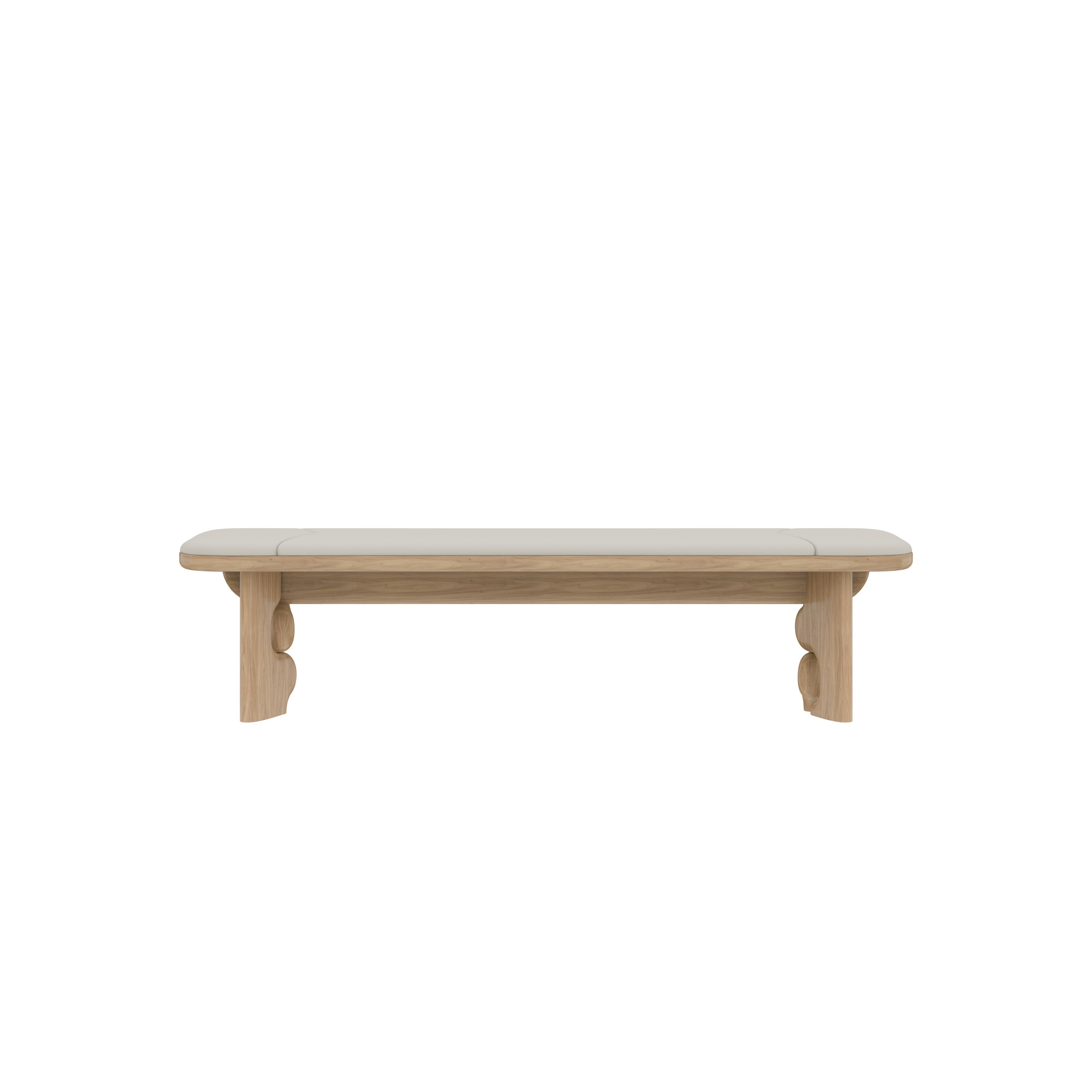 Bois Banc de salle à manger Portman fabriqué à la main au Portugal par Wood Tailors en vente