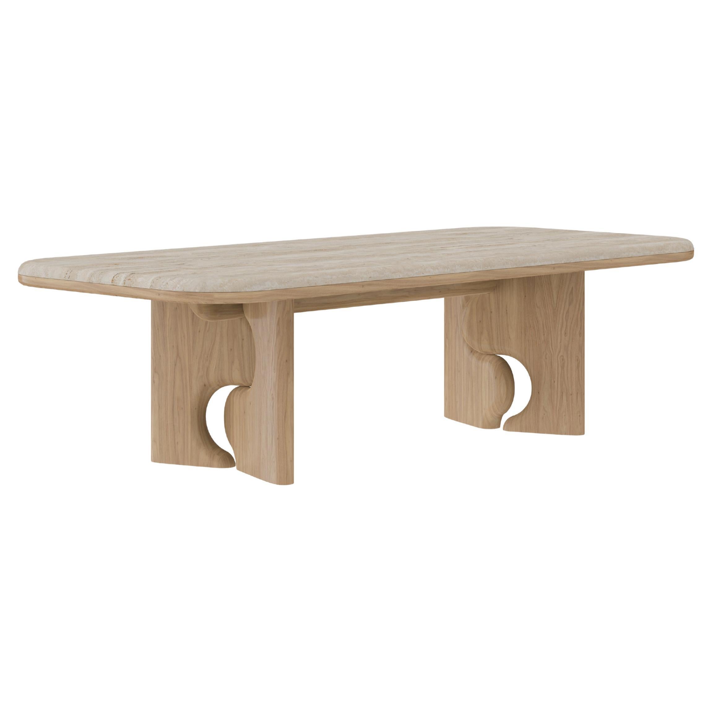 Handgefertigter Portman-Esstisch aus Holz, hergestellt in Portugal von Wood Tailors
