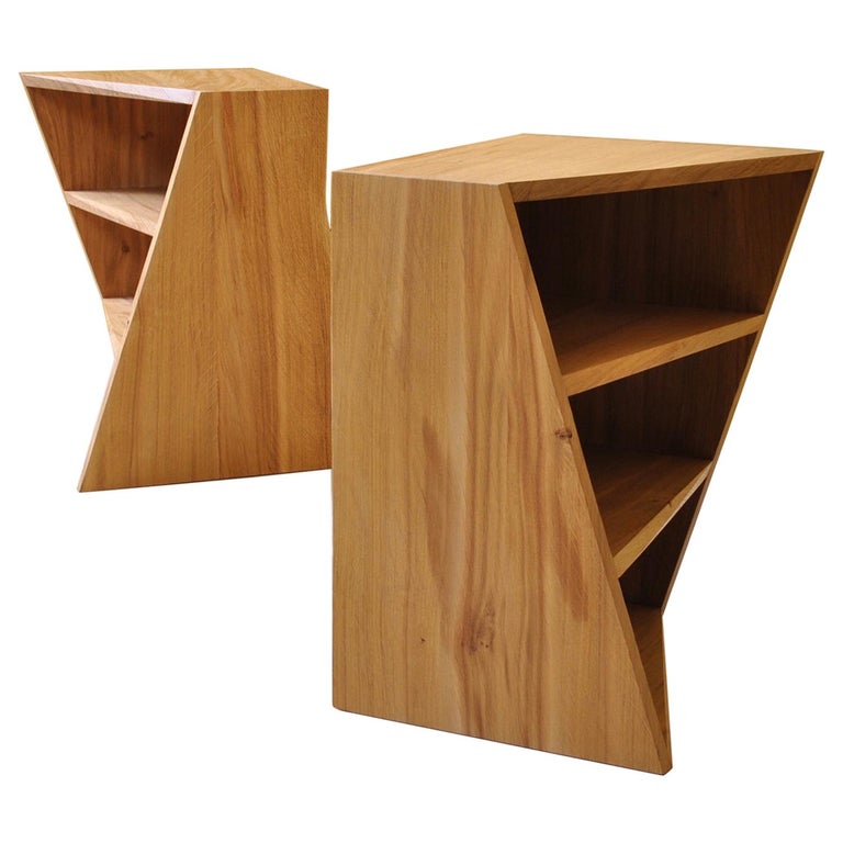 Handcrafted Postmodern End Tables For Sale
