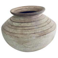 Antique Handcrafted Pottery Container Jar Pot, early 1900's Hungary