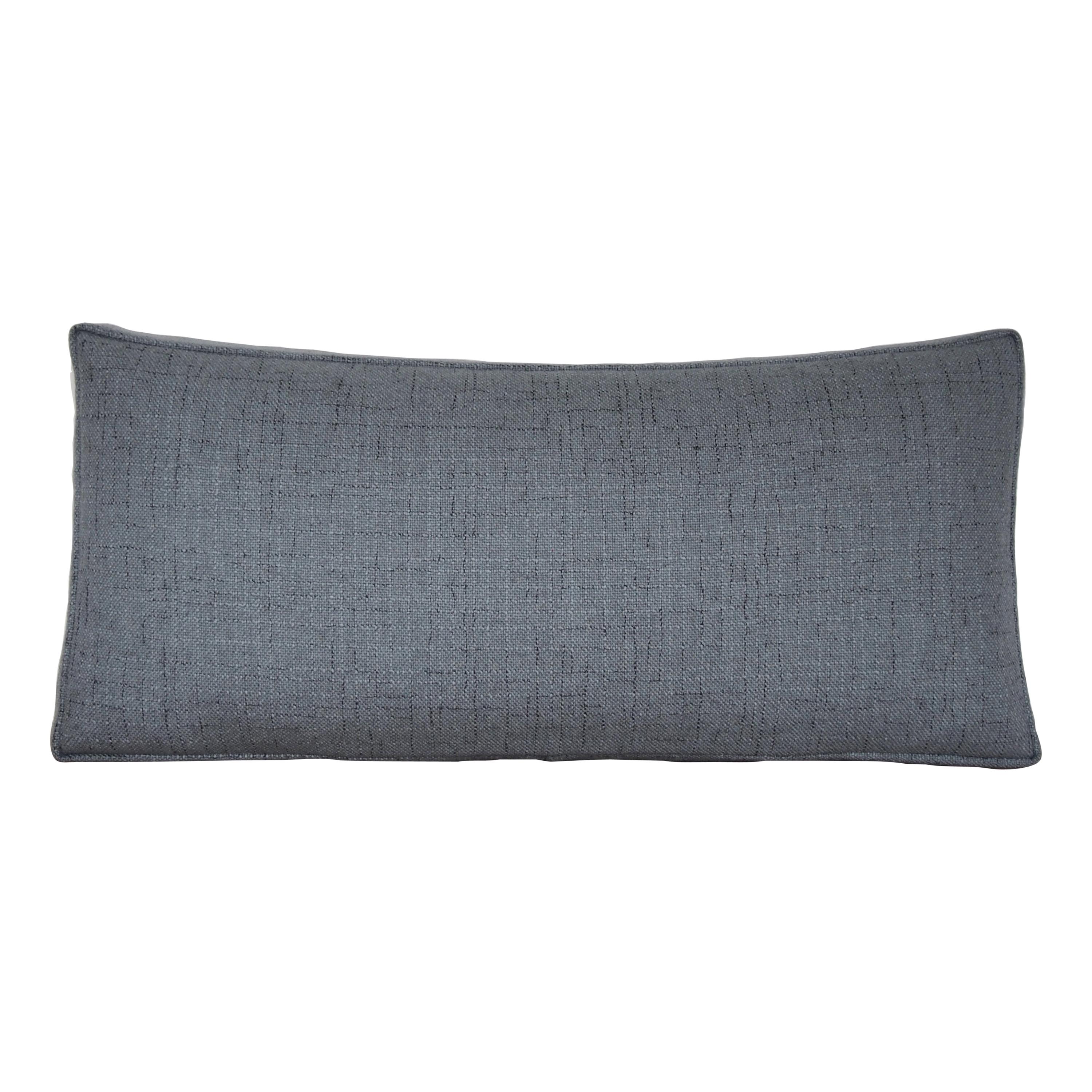 grey wool cushion