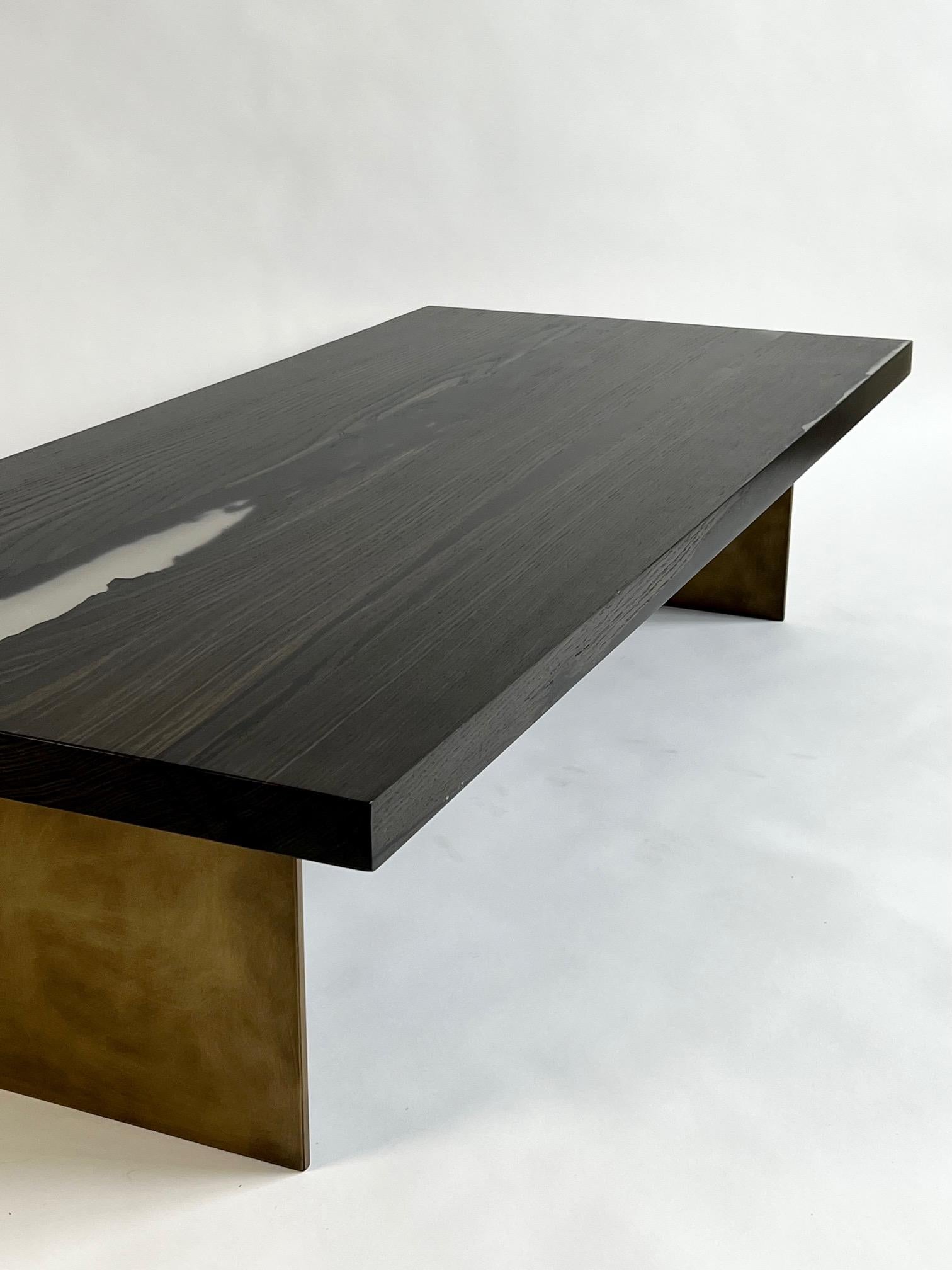 Table basse rectangulaire fabriquée à la main 4