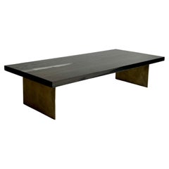 Handcrafted rectangular coffee table