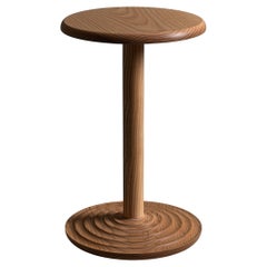 Handcrafted Ripple gedreht Beistelltisch