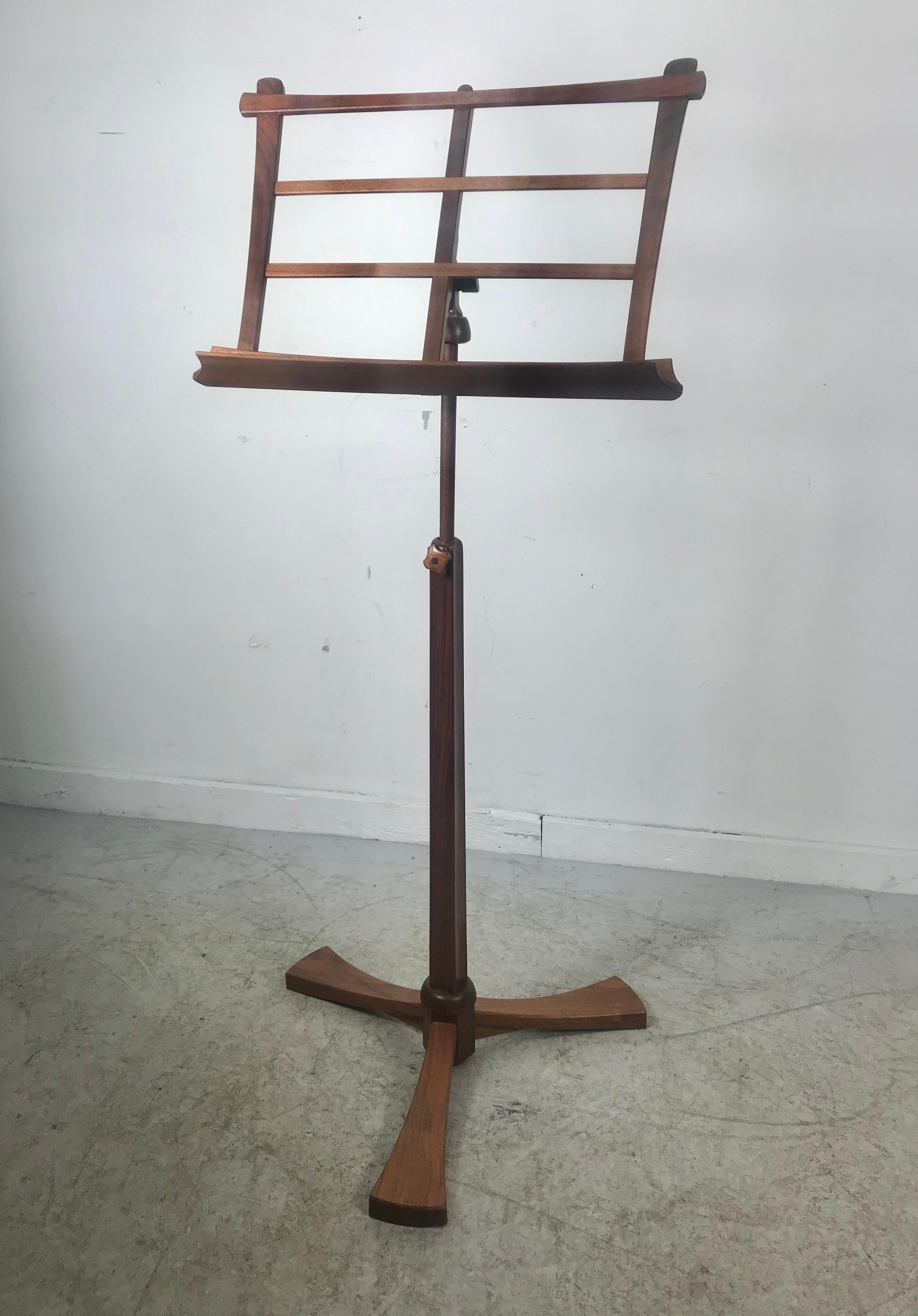 Handcrafted Rosewood Music Stand, Rochester Folk Art Guild after Wendell Castle 5