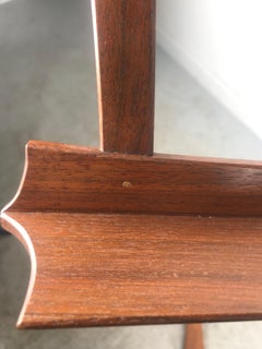 Handcrafted Rosewood Music Stand, Rochester Folk Art Guild after Wendell Castle