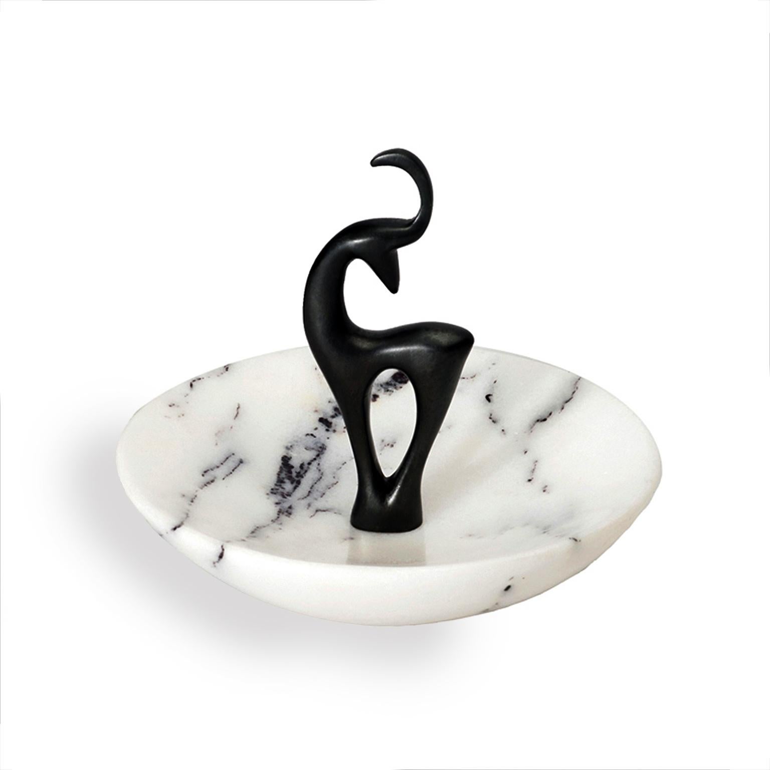 Modern Handcrafted Marble Plate 