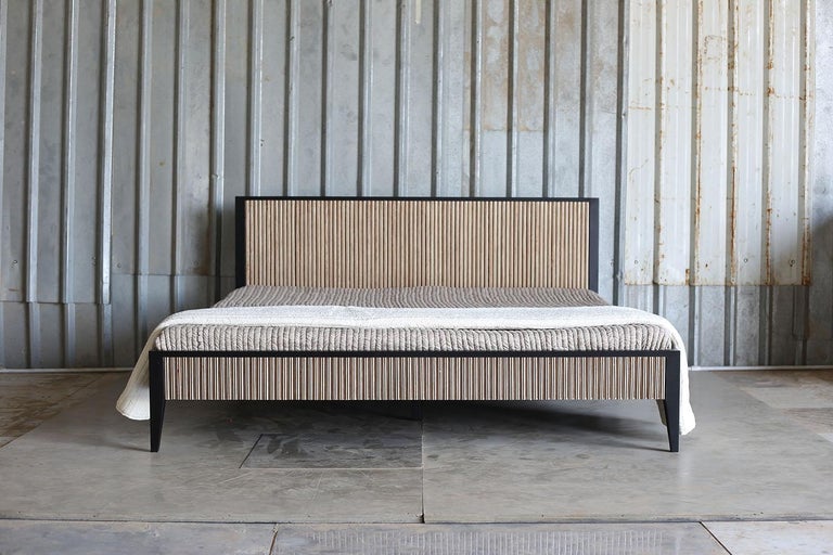 Handcrafted Saral White Oak Bed For Sale at 1stDibs