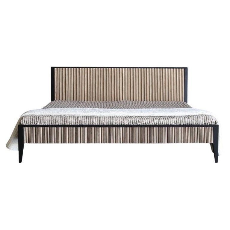 Handcrafted Saral White Oak Bed For Sale at 1stDibs