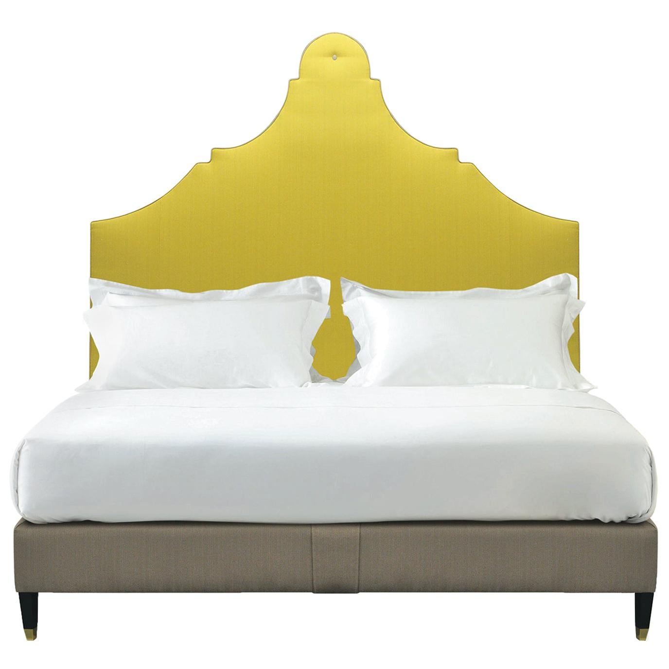 Tête de lit et ensemble de lit Savoir Claudia N3 (boîte à ressort et matelas), taille King Size (US)