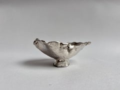 Handcrafted Sculptural Sterling Silver Bowl