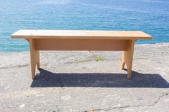 handcrafted Shaker style Stretcher Bench  from Oregon pine