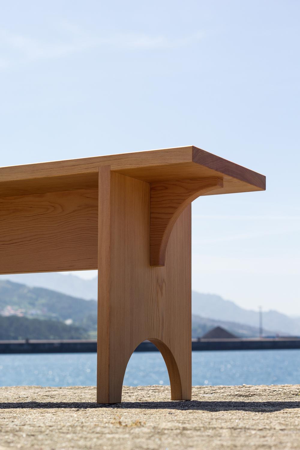 Fait main Banc extensible fabriqué à la main de style Shaker  de l'Oregon en vente