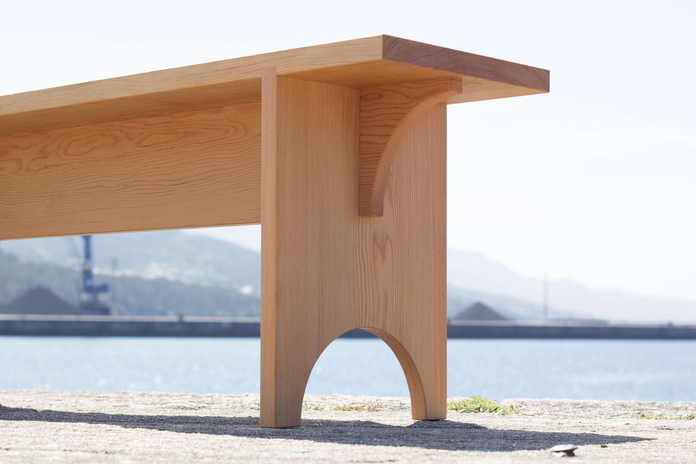 Banc extensible fabriqué à la main de style Shaker  de l'Oregon Neuf - En vente à Carnota, A Coruña, Galicia