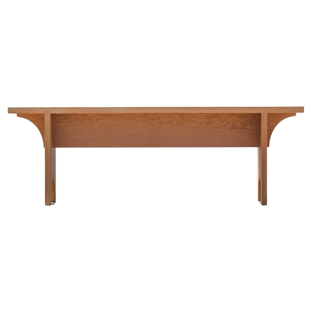 handcrafted Shaker style Stretcher Bench  from Oregon pine