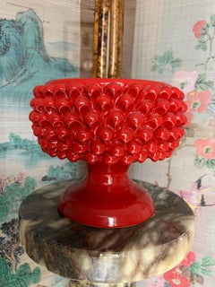 Ciotola artigianale in ceramica siciliana centerpice