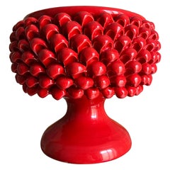 Handcrafted Sicilian Ceramic Bowl centerpice