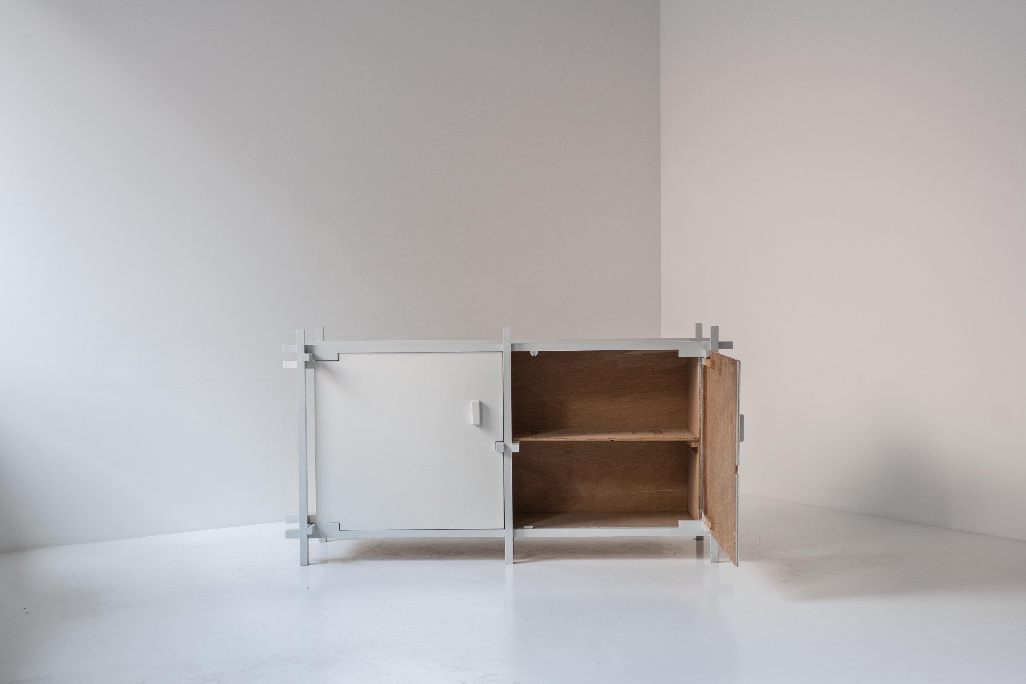 Handcrafted sideboard, designed in the style of Gerrit Rietveld, 1950s For Sale 7