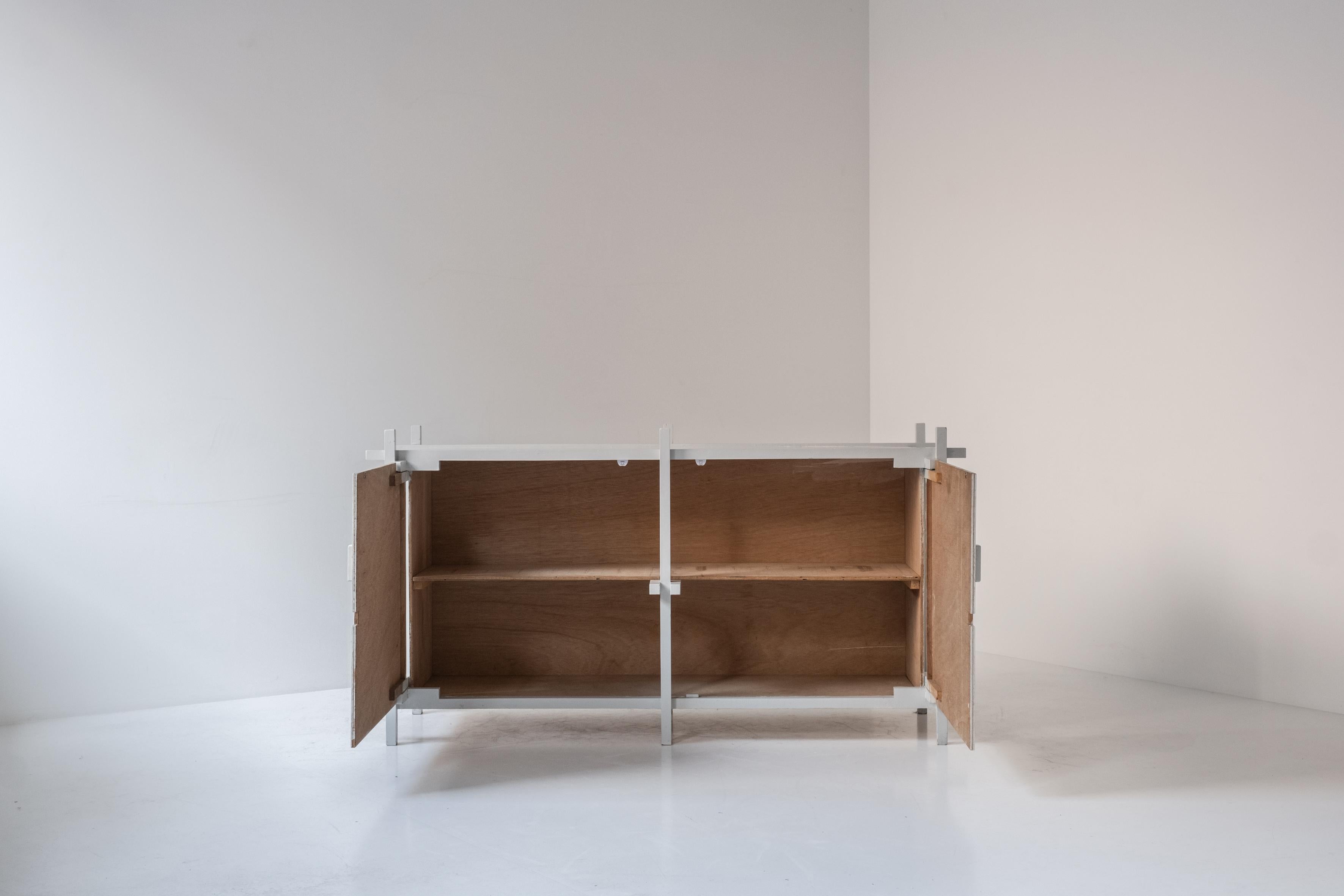 Handcrafted sideboard, designed in the style of Gerrit Rietveld, 1950s For Sale 8