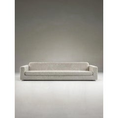 Contemporary Soft Beige Wool Bouclé Floating Sofa by Dennis Kaiser