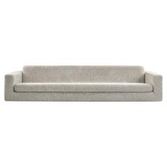 Contemporary Soft Beige Wool Bouclé Floating Sofa by Dennis Kaiser