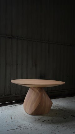 Handcrafted Solace Coffee Table: Solid Oak Side Table