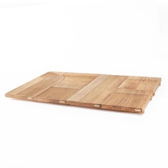 Set di tre tavole da portata per il sushi in legno massiccio di Oak Wood realizzate a mano