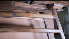 Handcrafted Solid Walnut 3-Drawer Console with Sculptural Base – Artisan-Made