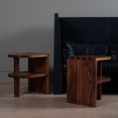 Handcrafted Solid Walnut Nightstands by SUM Furniture