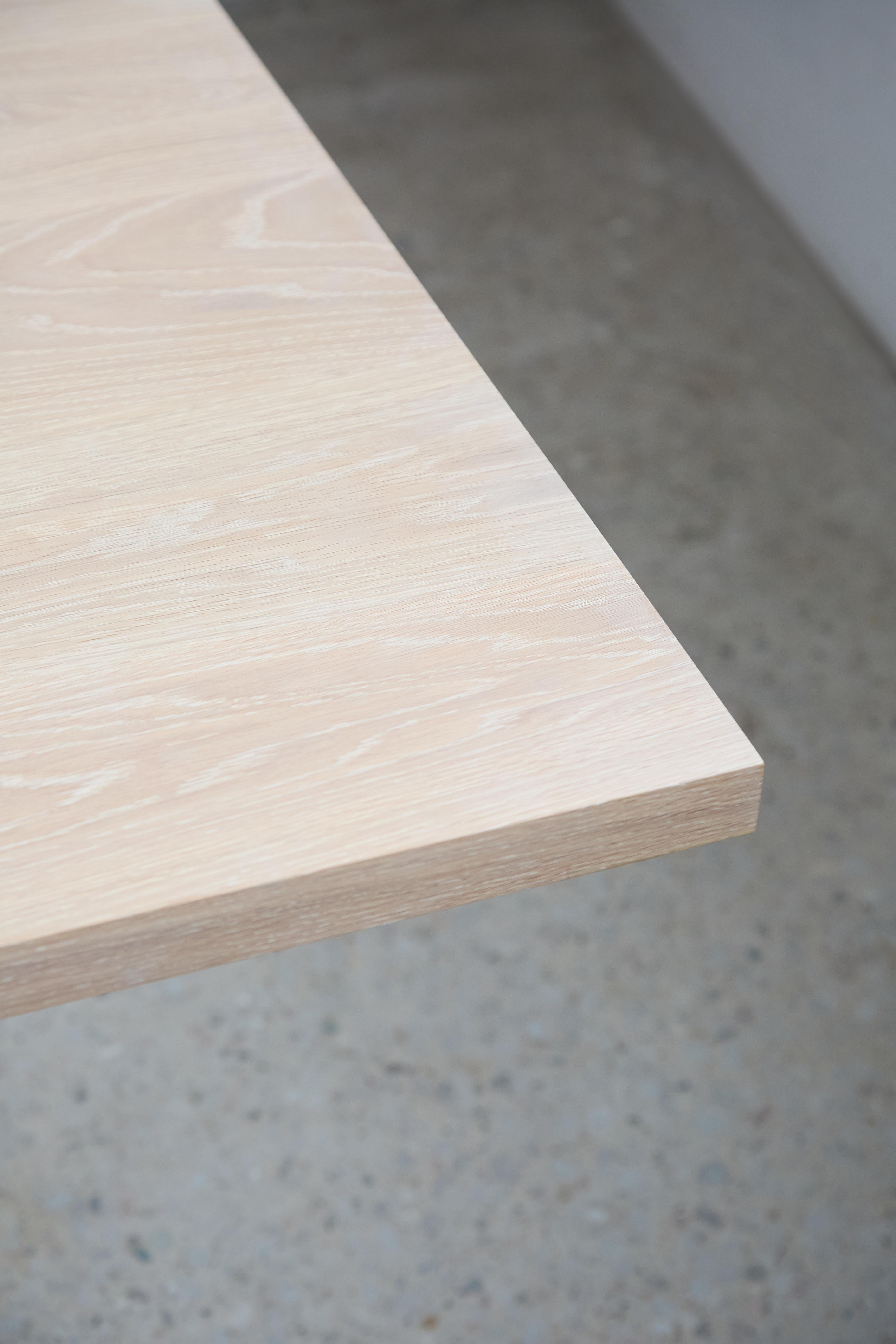 Canadian Handcrafted Solid White Oak Himes Dining Table 96
