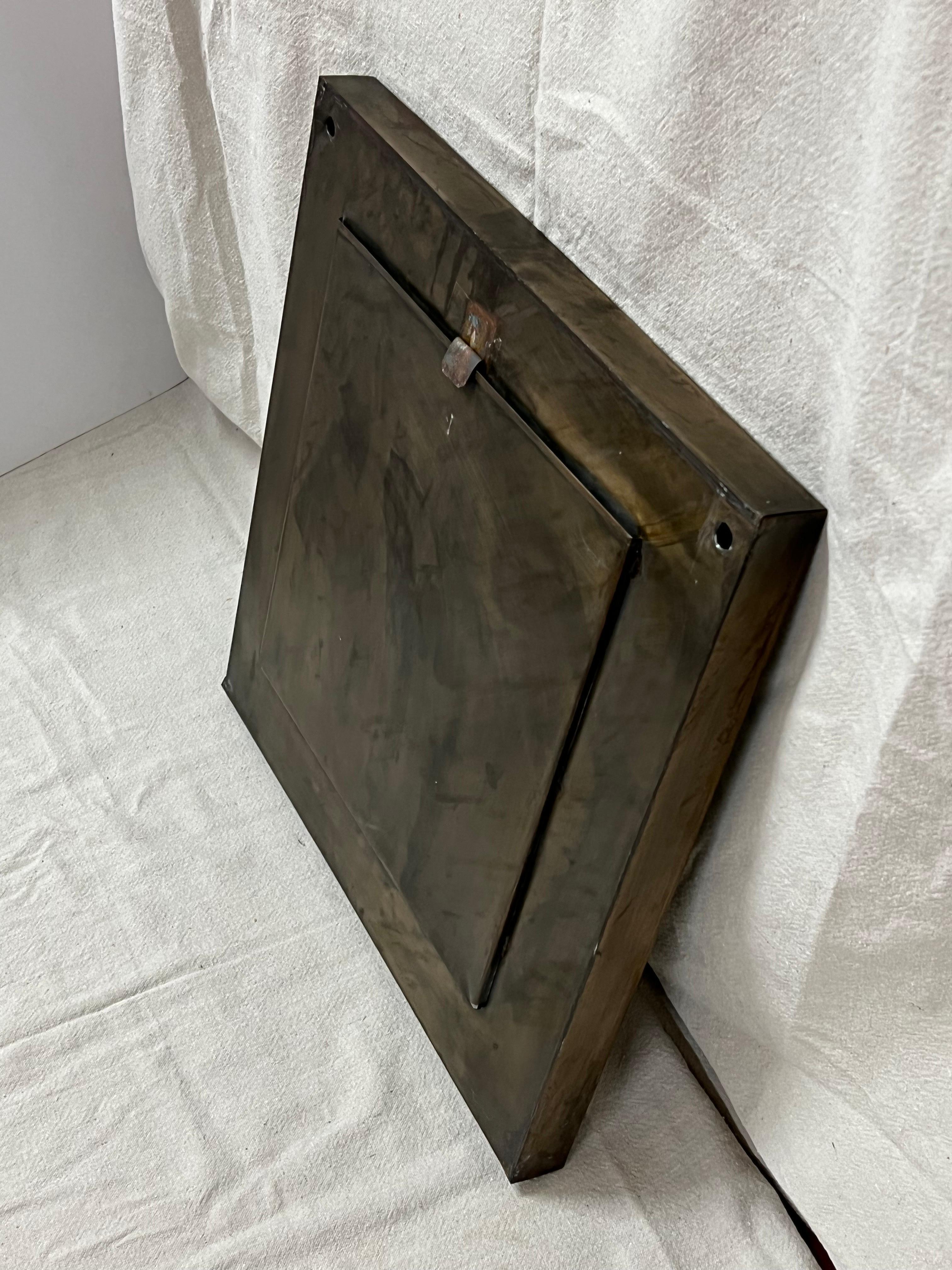 Handcrafted Square Mexican Tin Mirror 12