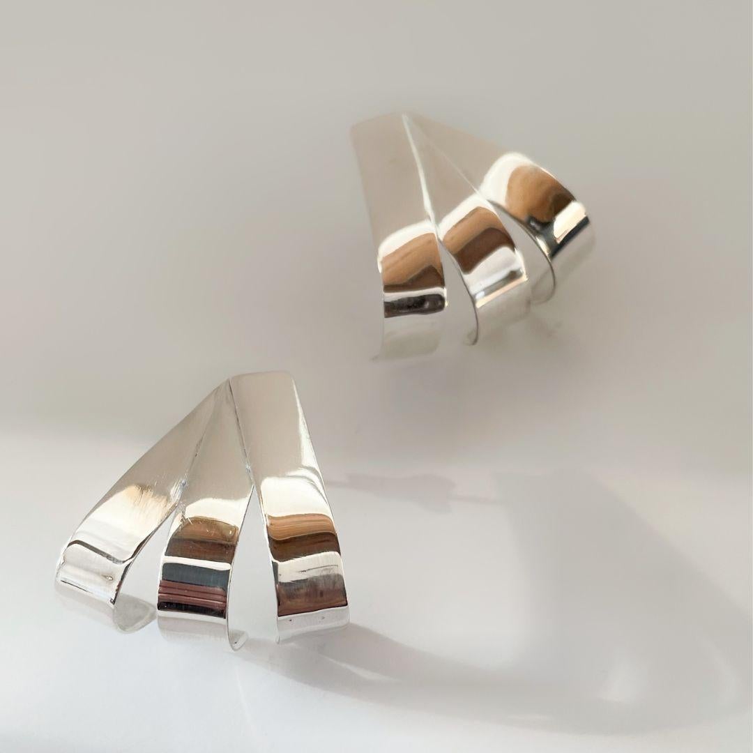 Donna Orecchini in argento Dolores Ortega A. Silver in vendita