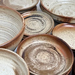 Handcrafted Stoneware Dinner Service by Jean-Pierre Prud'Homme, 1970