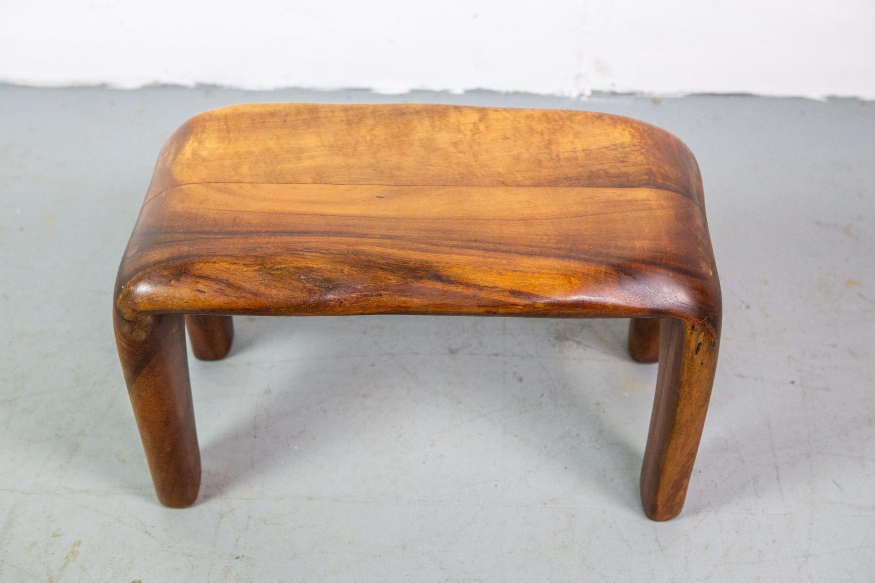 Handcrafted studio stool or bench by Mexican Mid-Century Modernist Don Shoemaker.