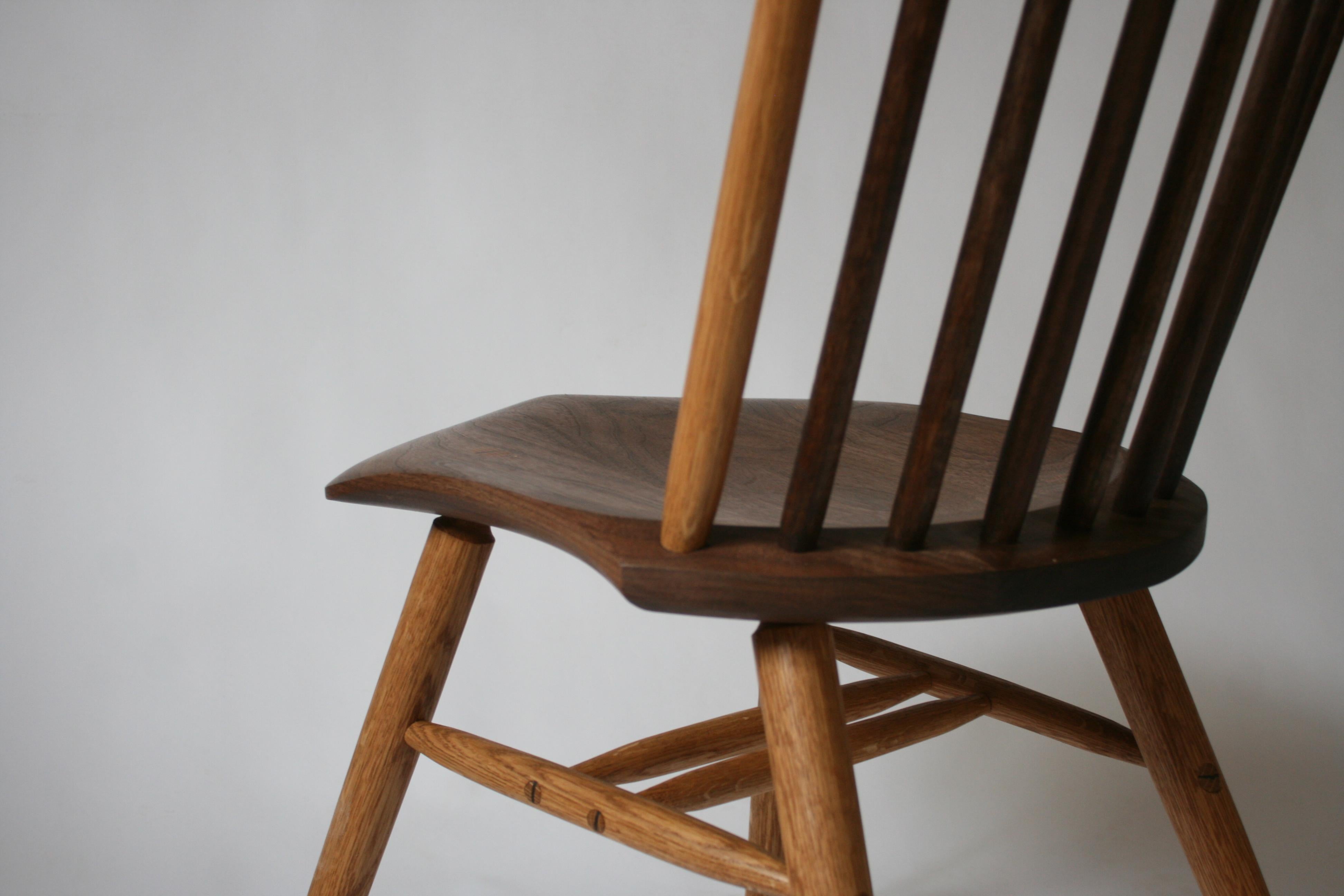 Handcrafted Studio Windsor Chair by Fabian Fischer, Germany 2023 In New Condition For Sale In Berlin, DE