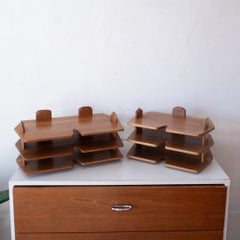 Handcrafted Studio Wood Letter Trays by Appalachian Artist Kelly Mehler