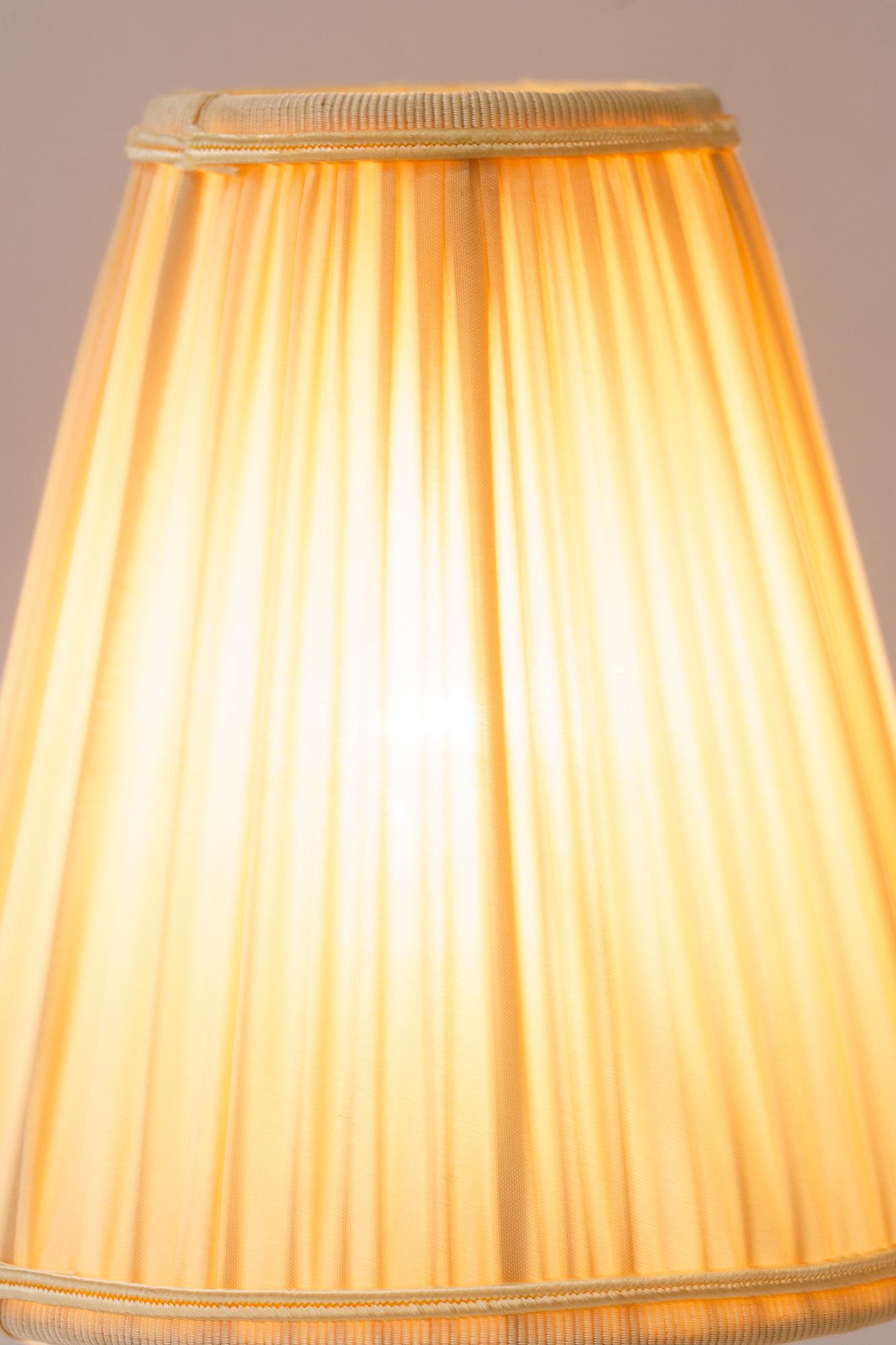 Handcrafted Tischlampe aus Draht wien um 1960s im Angebot 4