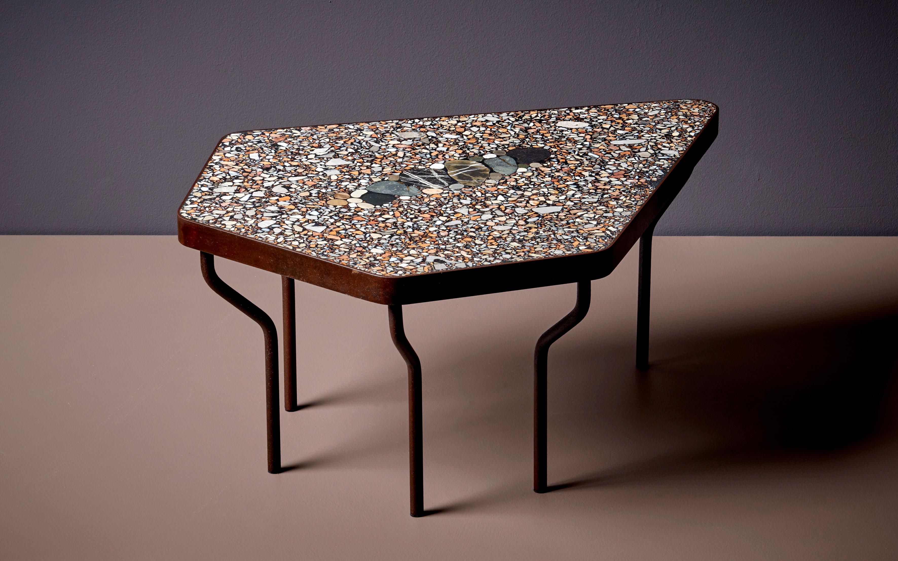 Austrian Handcrafted Terrazzo Coffee Table 