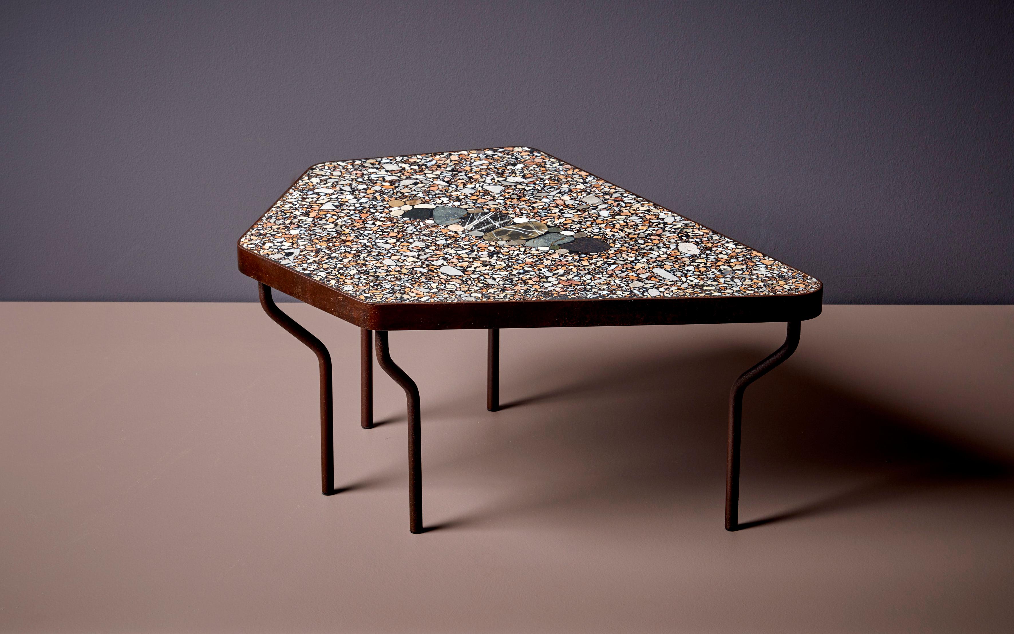 Handcrafted Terrazzo Coffee Table 
