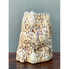 Handcrafted Textured Ceramic Vase