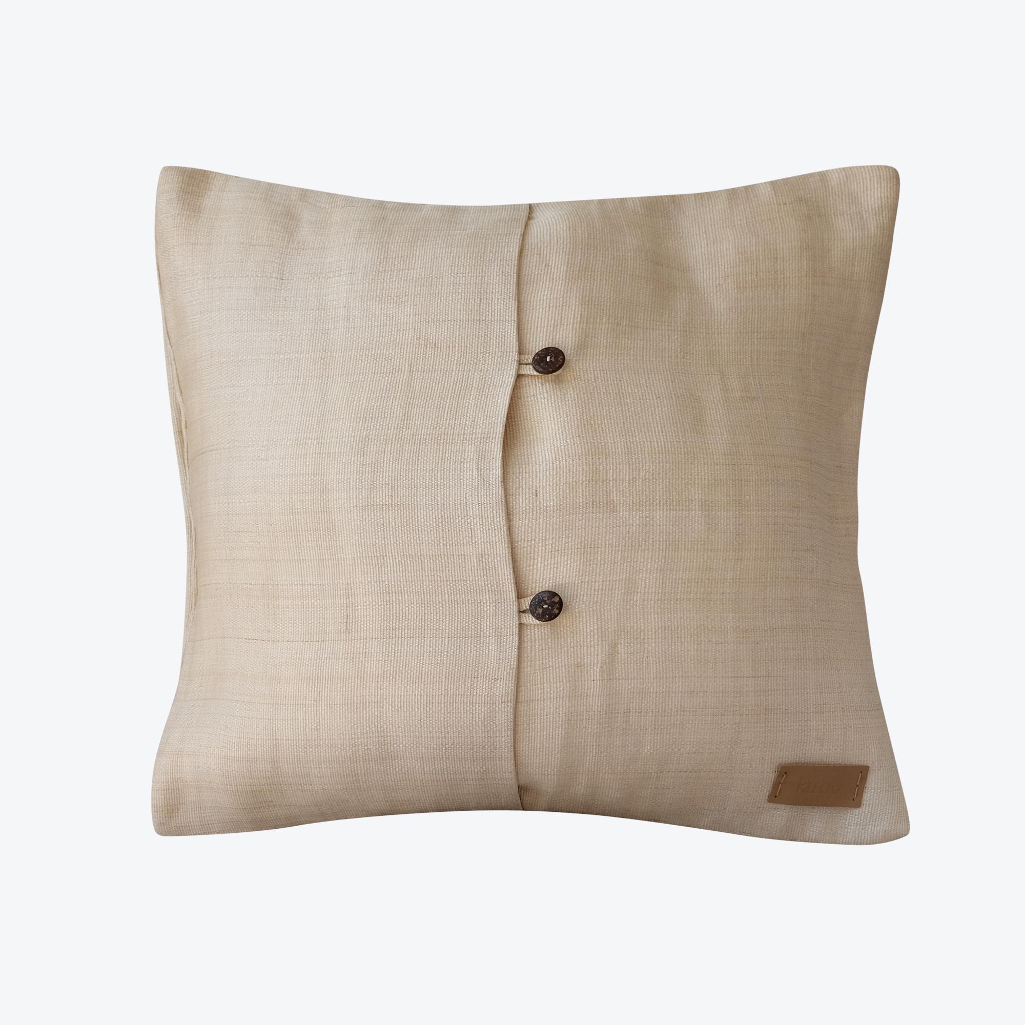 Philippin Housse de coussin en tissu nervuré T'nalak, fabriquée à la main en vente