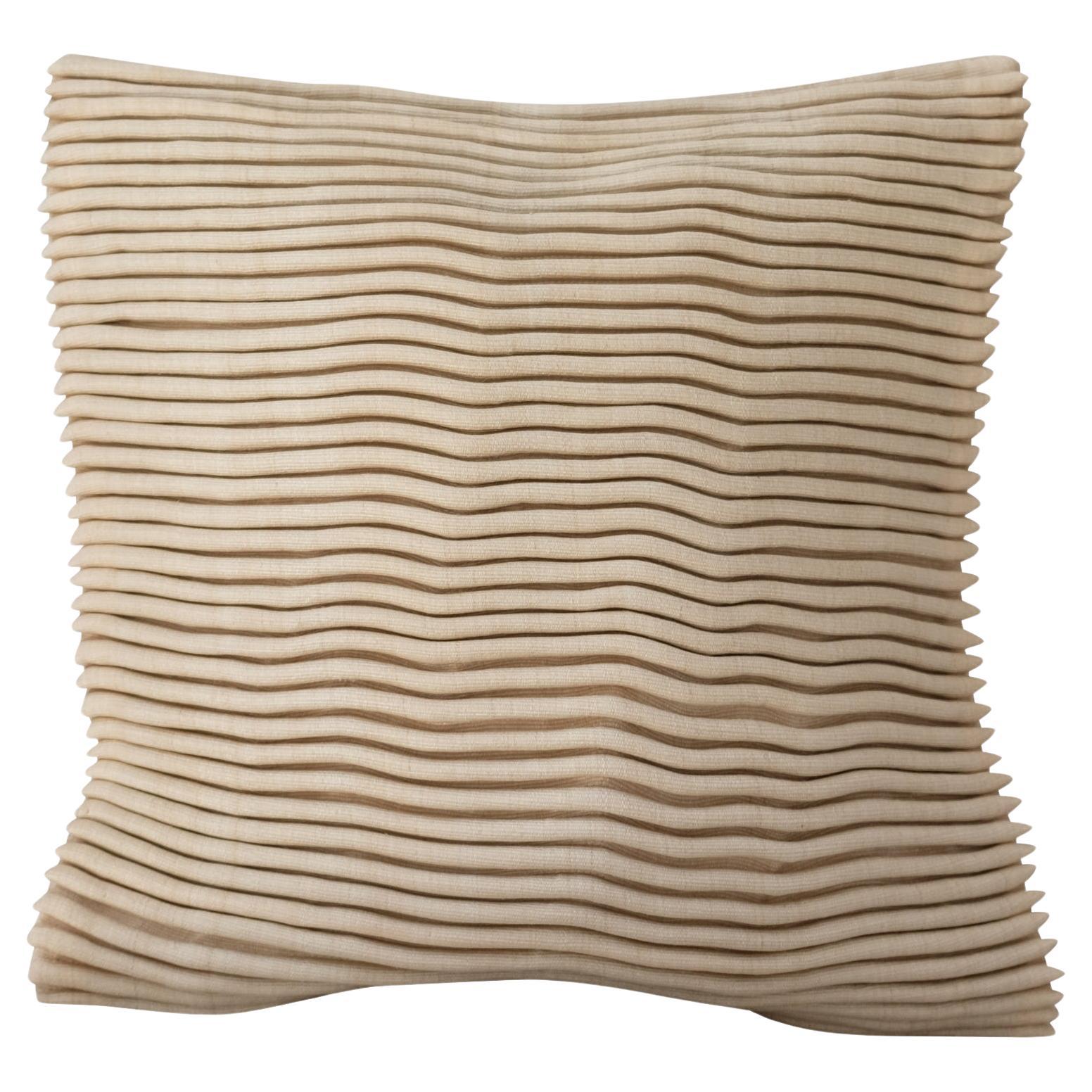 Handcrafted T'nalak Ribbed Weave Cushion Cover