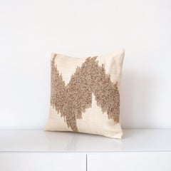 Handcrafted T'nalak Wave Beaded Cushion Cover