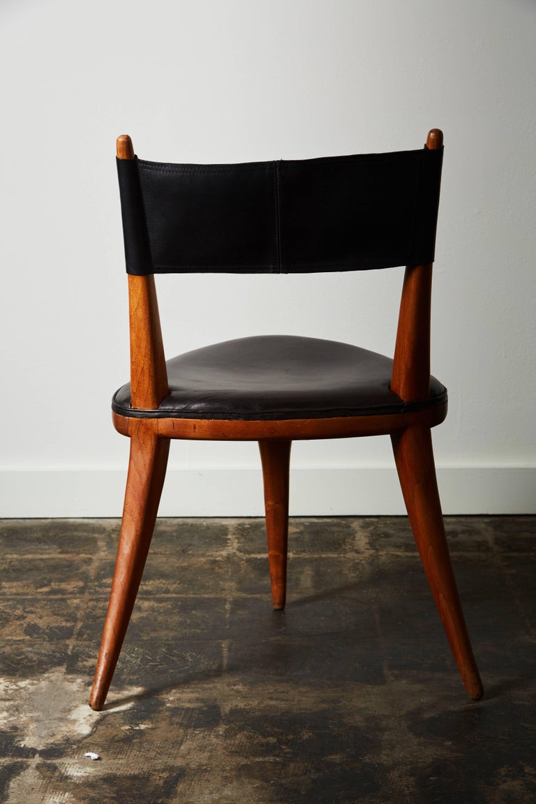 American Handcrafted Tripod Chair by Allen Ditson For Sale