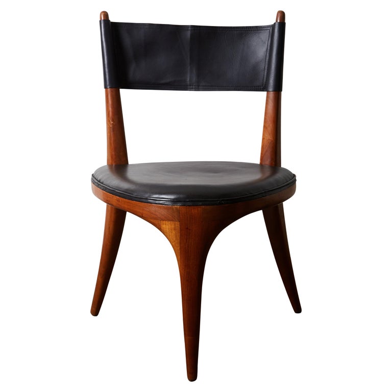 Handcrafted Tripod Chair by Allen Ditson For Sale